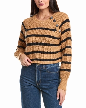 Anti Pilling Stylish Knit Look Cinq  Sept Keren Pullover