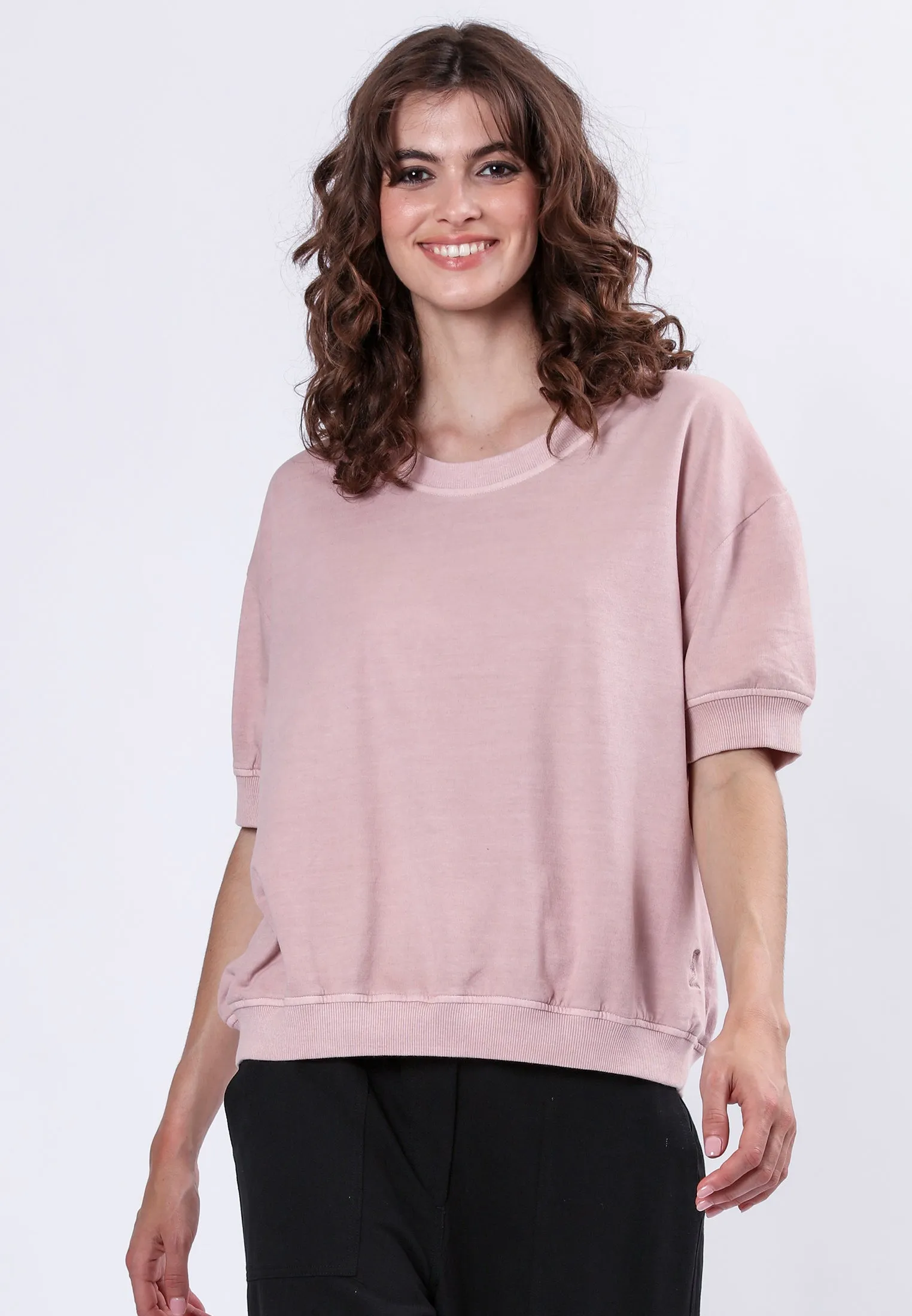 CITRINE TOP PALE MAUVE semi-formal style