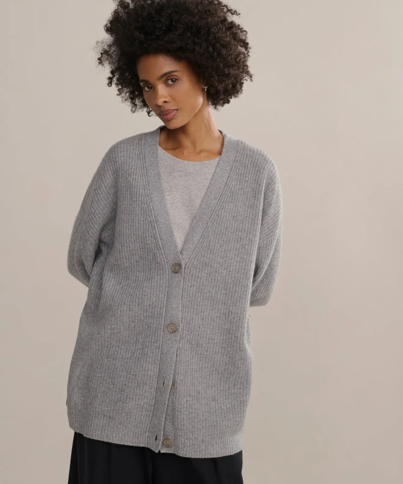Autumn Fashion Cashmere Cocoon Cardigan