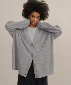 Quick Dressing Winter Layer Cashmere Cocoon Cardigan