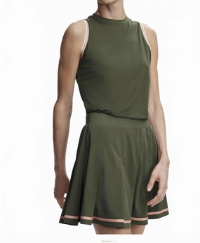 Fresh Style Clarendon 2.0 High Rise Skort 16 In Deep Ivy