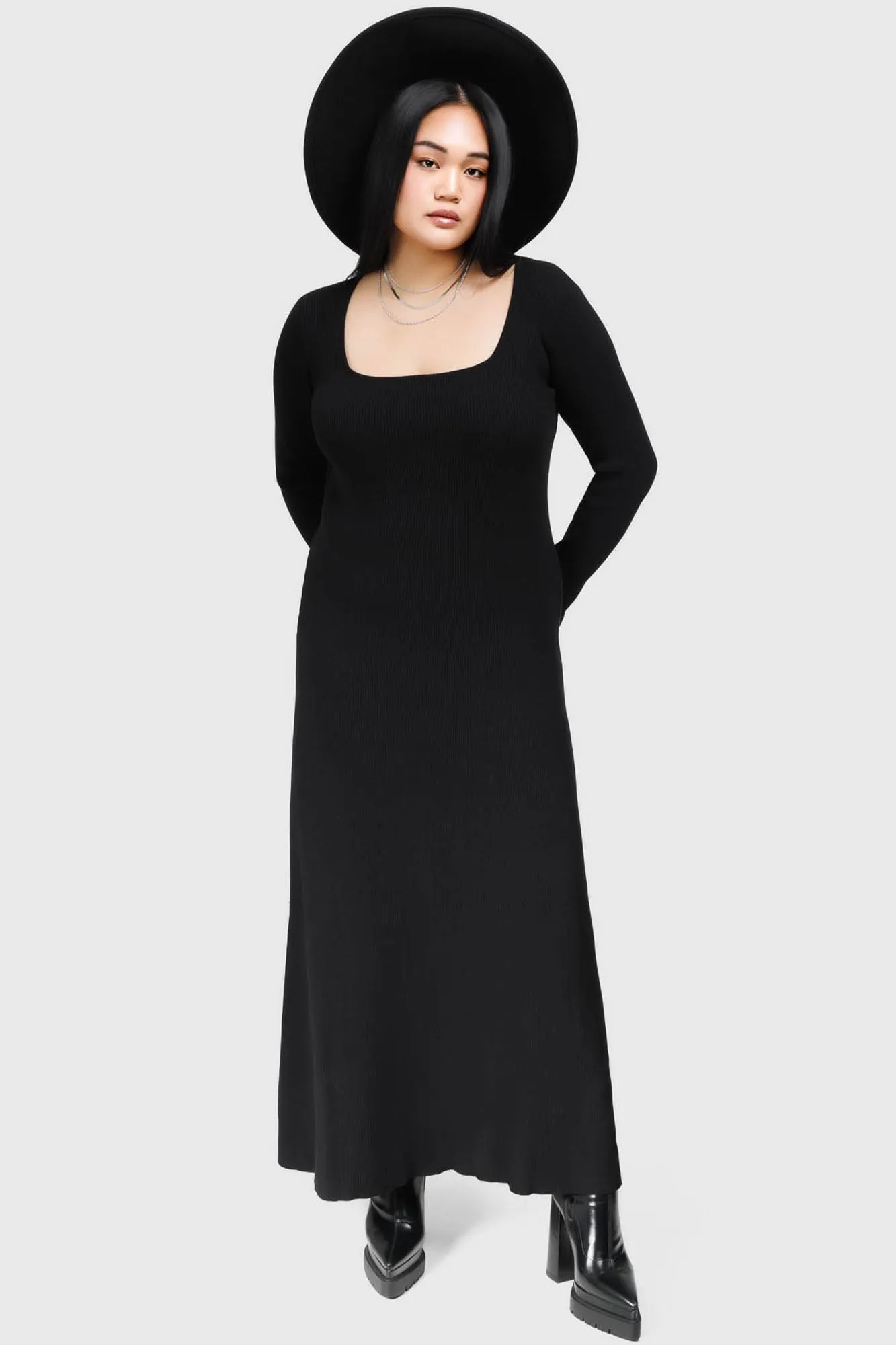 Dark Glyph Dress Light material