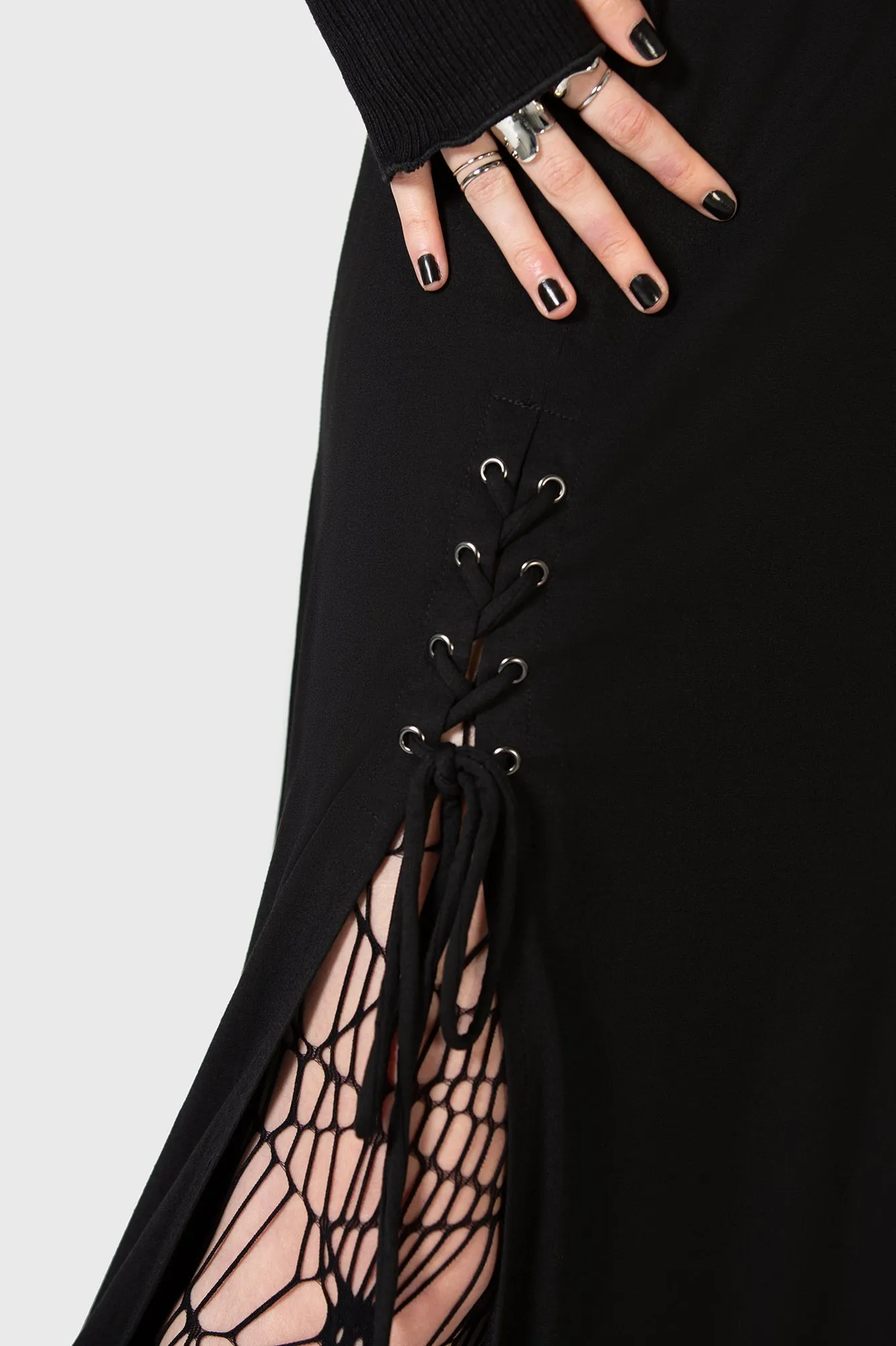 Secretly Weep Maxi Skirt Effortless Wear Crisp Look