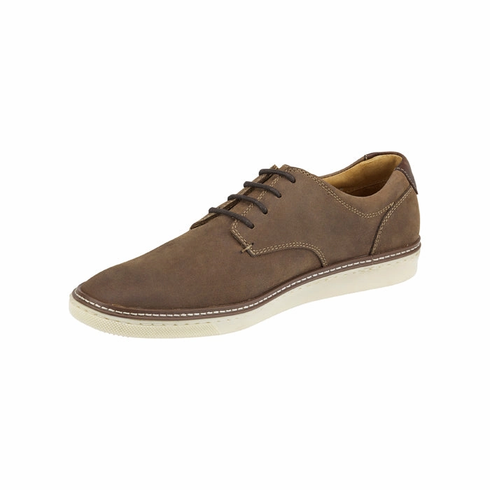 Mens Johnston & Murphy McGuffey Plain Toe Brown Street Vibe Rest Walk