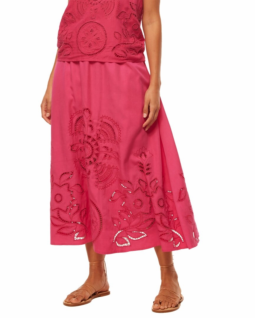 elastic waistband Crossback Strap MISA Los Angeles Analisse Skirt
