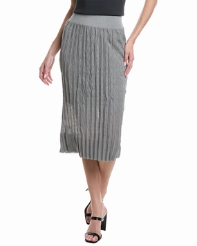 Lafayette 148 New York Origami Pleated Skirt Must Have Feature Versatile Wear