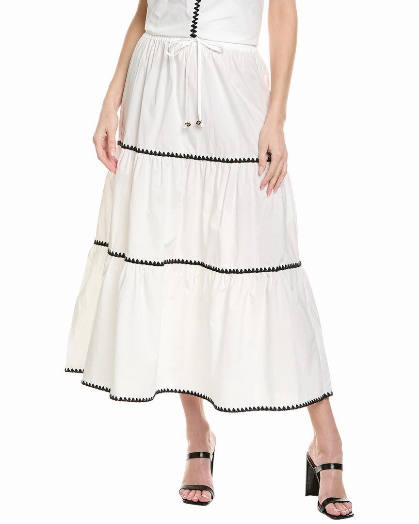 Flora Bea NYC Rimaro Midi Skirt Sleek Styling