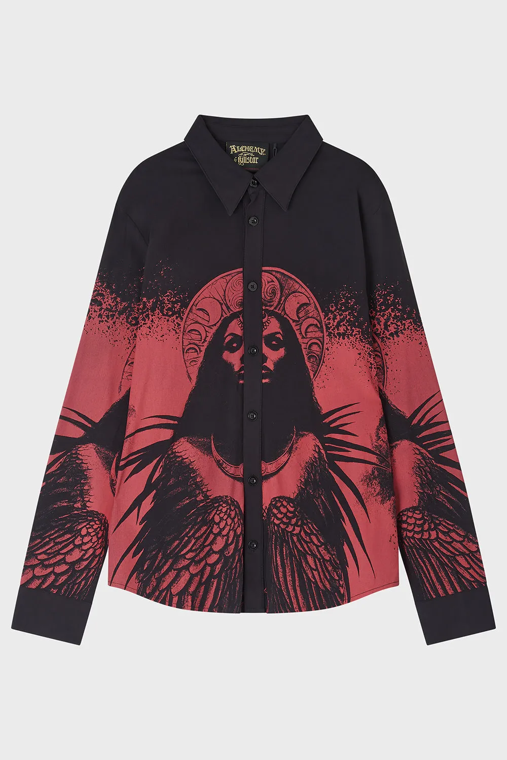 M??rr??gan Moon Shirt Trend-Driven Non Static Finish
