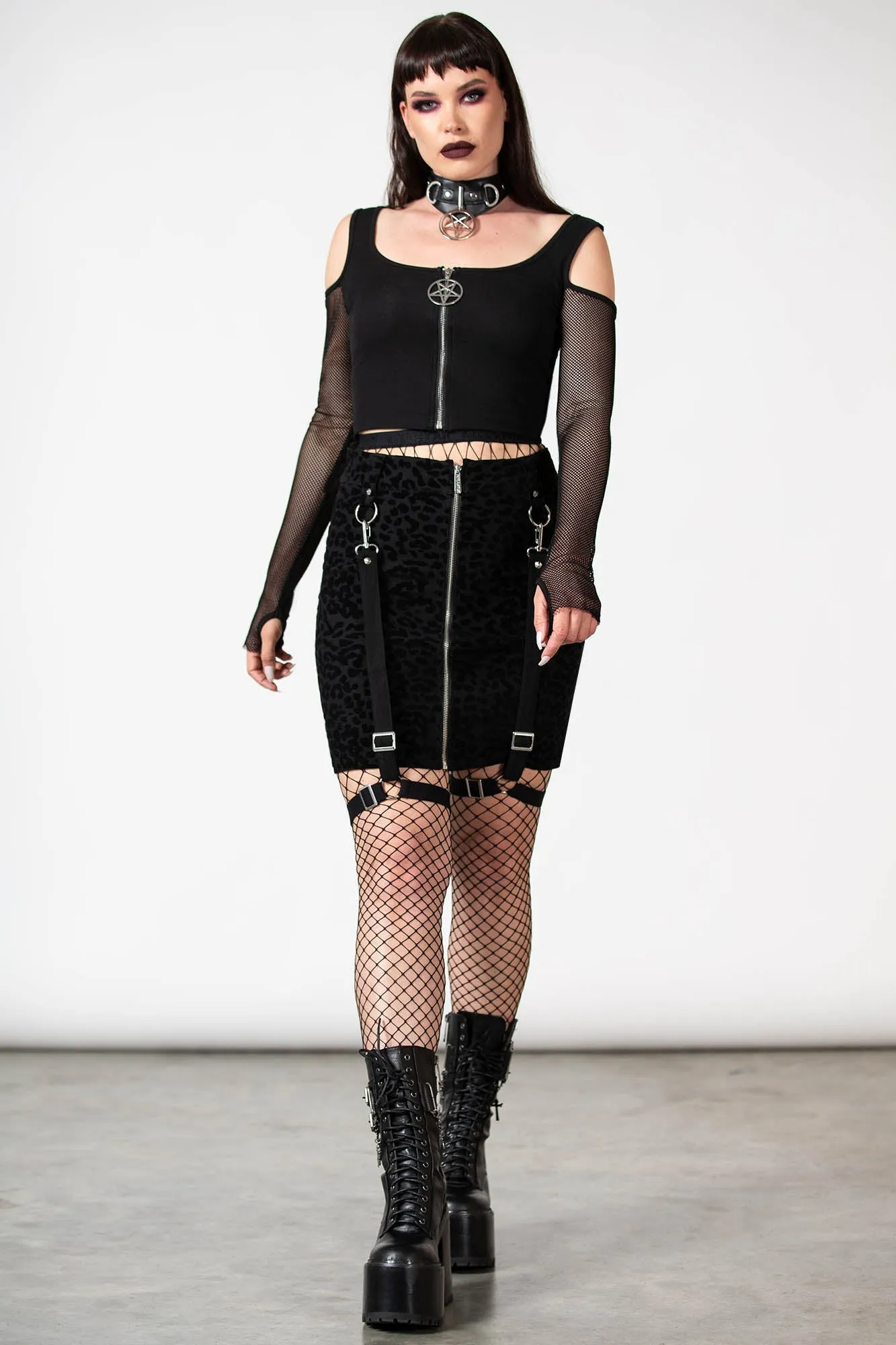 Airy Feel Bound To Me Garter Skirt