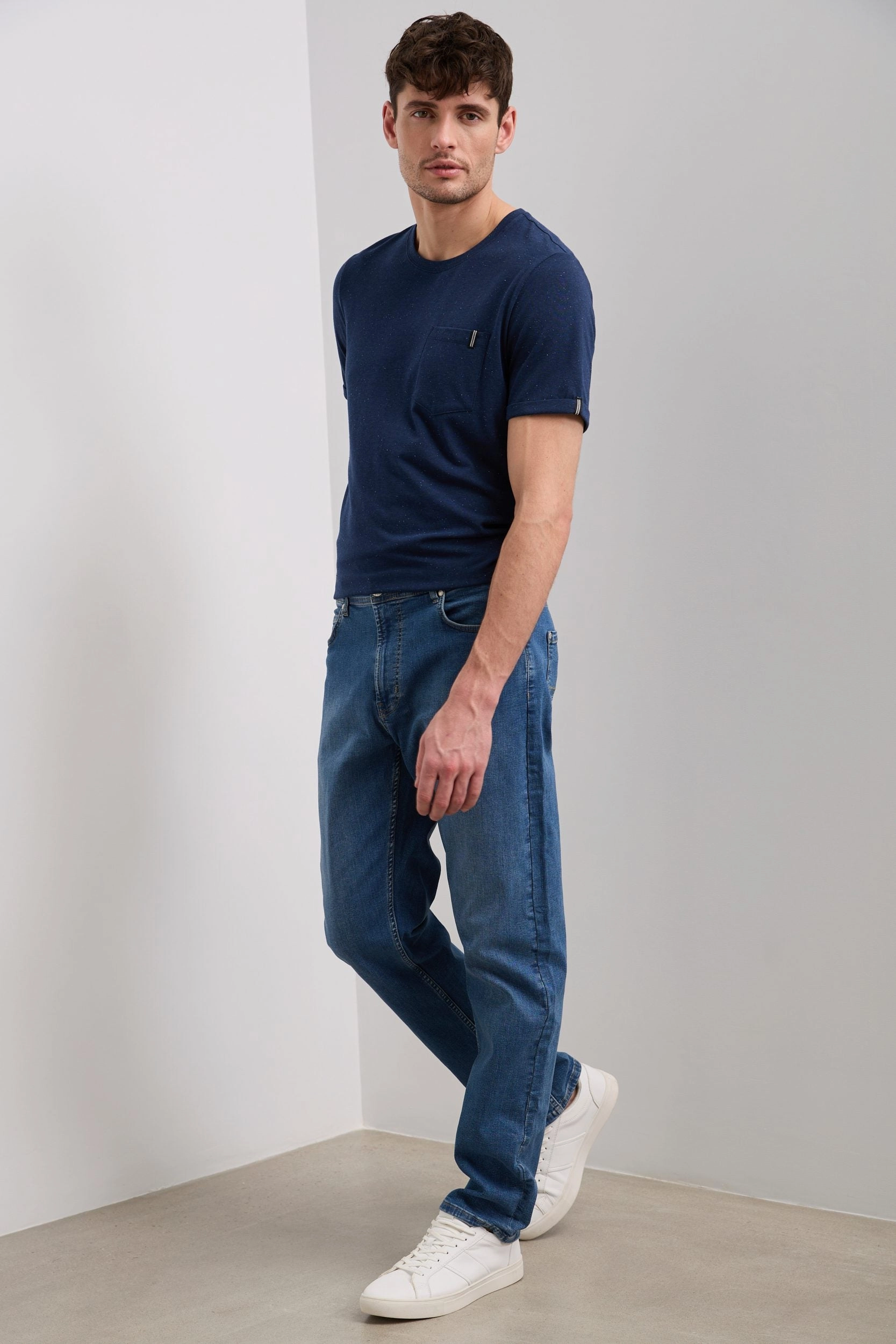 Street Inspired Comfort fit five pocket jeans