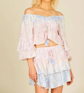 Tie Dye Style Daily Style Tie Dye Snakeskin Mini Skirt In Ombre