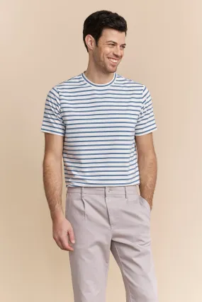 Street Comfort Unisex Core Stripe crew neck T-shirt