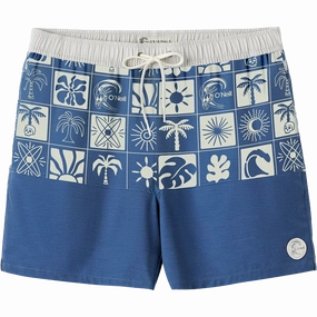 Neutral Fit Travel Wear Men's OG Block Volley 17"