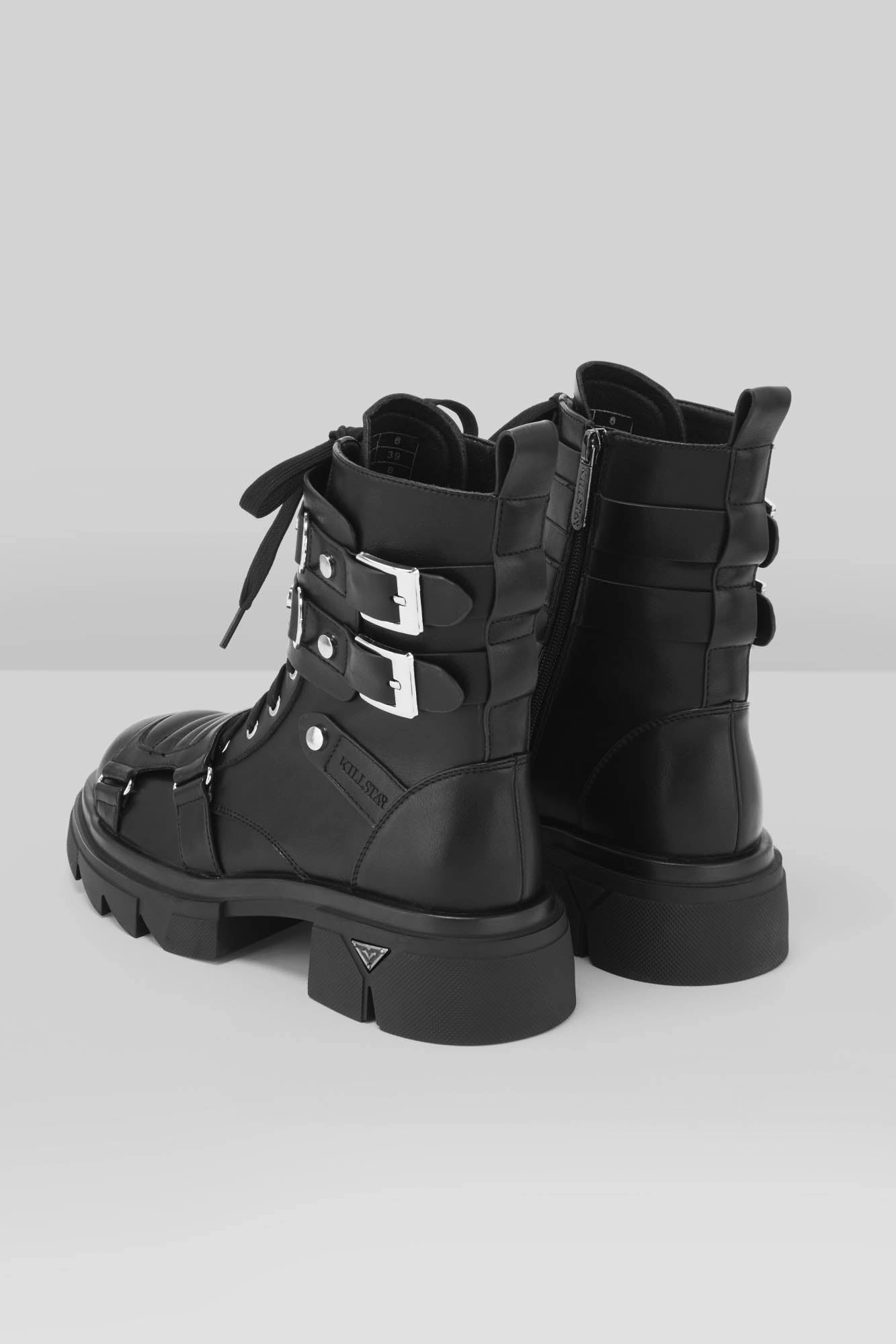 Ankle Support Dark Machine Boots