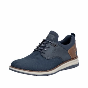 Wood Hike Anti Skid Mens Rieker Dustin 50 in Baltik/Lake/Mogano/Navy