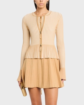 Perfect Fit Comfortable Layer Priscilla Zip Front Cardigan In French Brown