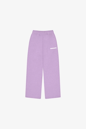 Soft Support BLOCK WIDE-LEG SWEATPANTS | Lilac