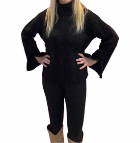 Knit Fit Harper Sweater In Black