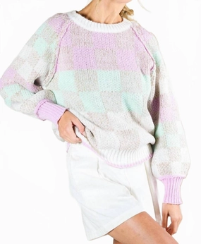 Cozy Style Wear Write This Down Sweater In Multi