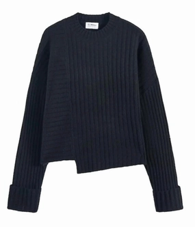 Women's Lorelai Sweater In Black Flexible Neck Opening