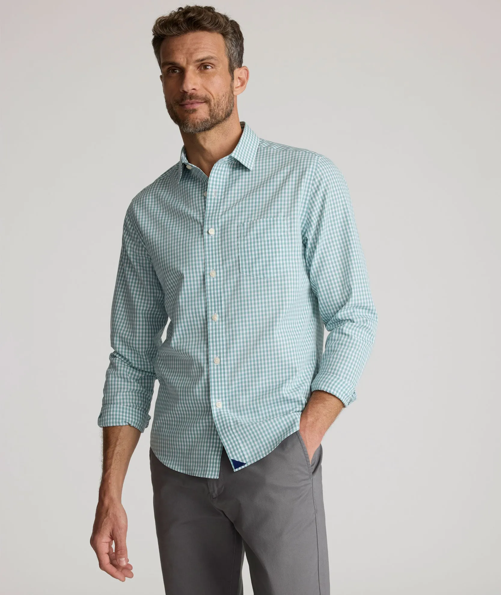 Wrinkle-Free Lawrence Shirt Trendy Apparel Subtle design
