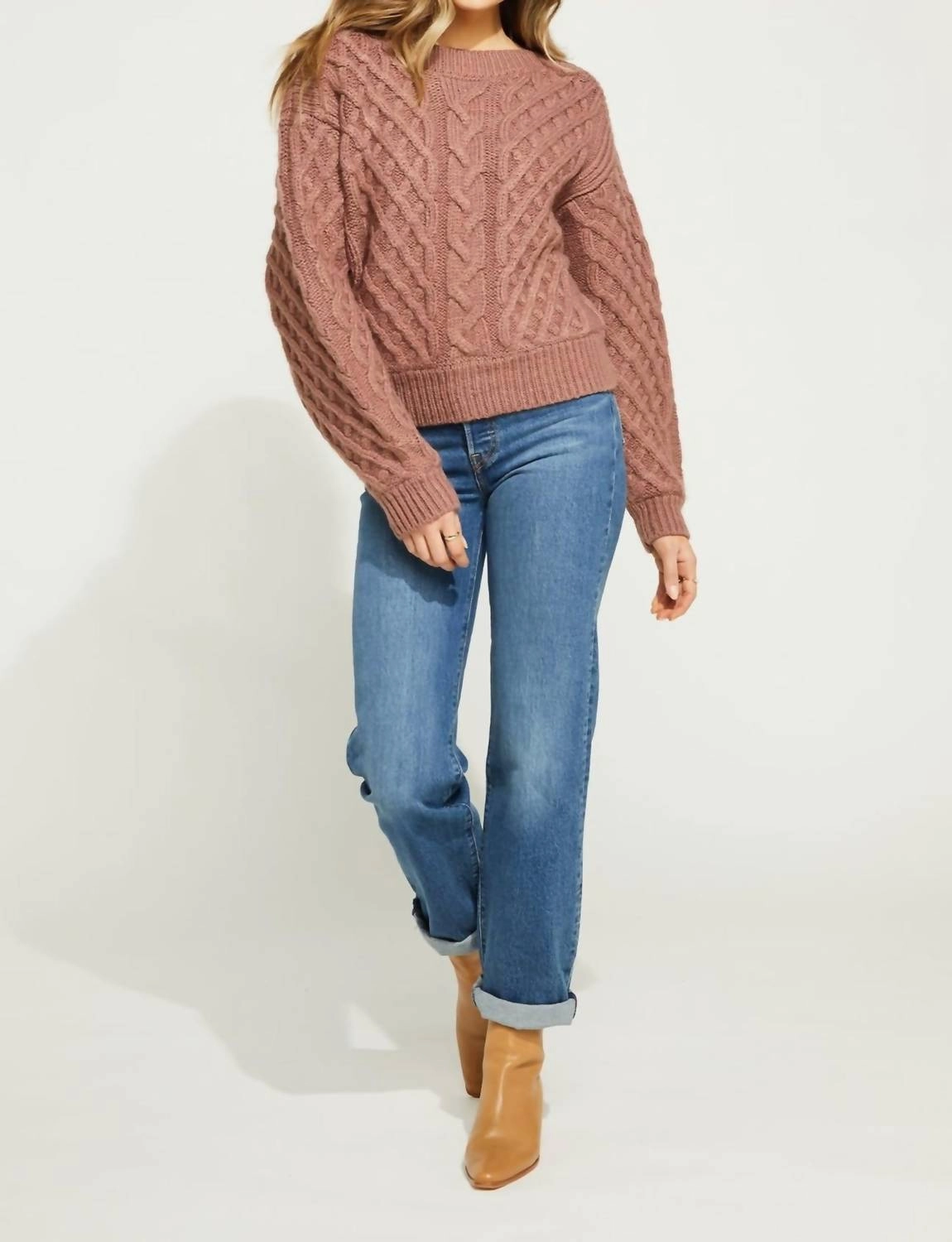 Connelly Sweater In Cafe Chilly Day Layers Eco Friendly Material