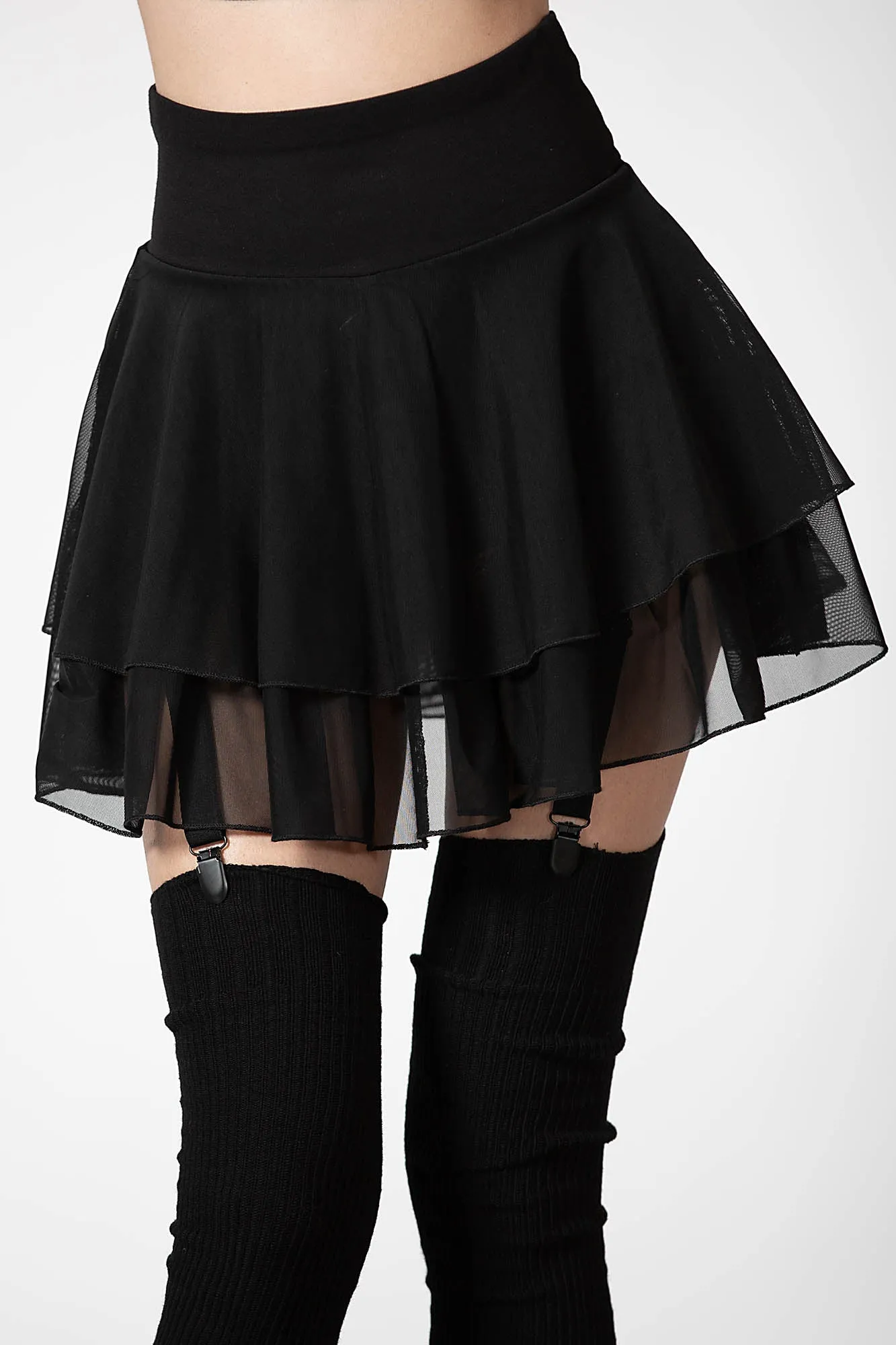 Yasumi Mesh Skirt Subtle Finish