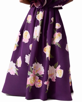 Fashion Mood Carolina Herrera Embellished Silk Ball Skirt