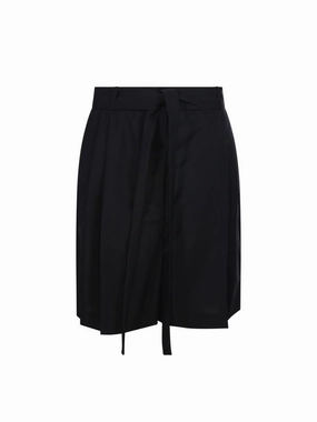 Soft Elastic Athletic Comfort Tailored Shorts With Belt