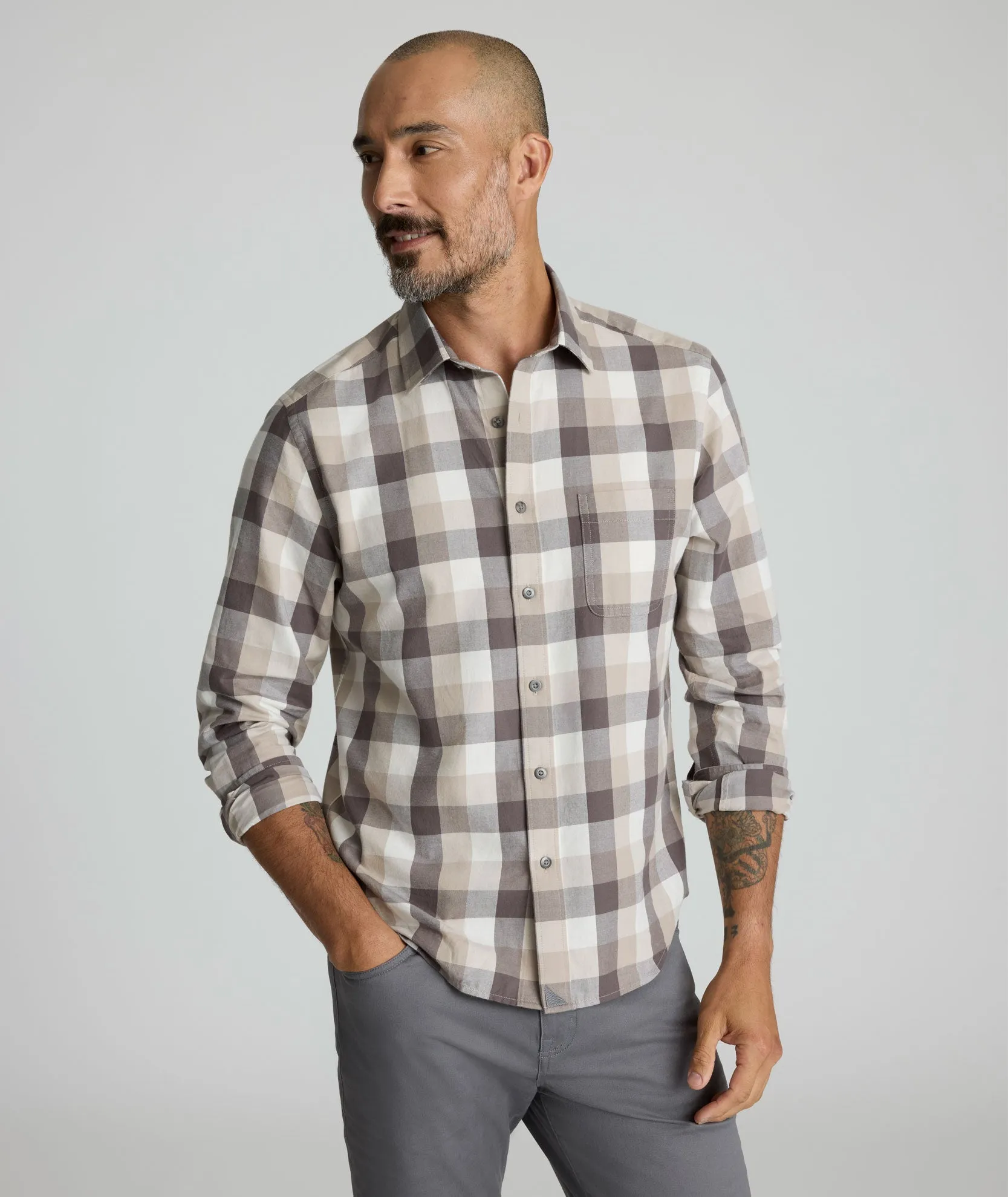 Reinforced Hems Backpacking Trip Flannel Greenwald Shirt