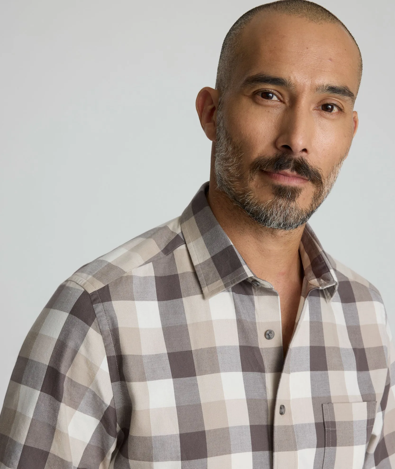 Flannel Greenwald Shirt Reinforced Shoulders Seamless Side Panels