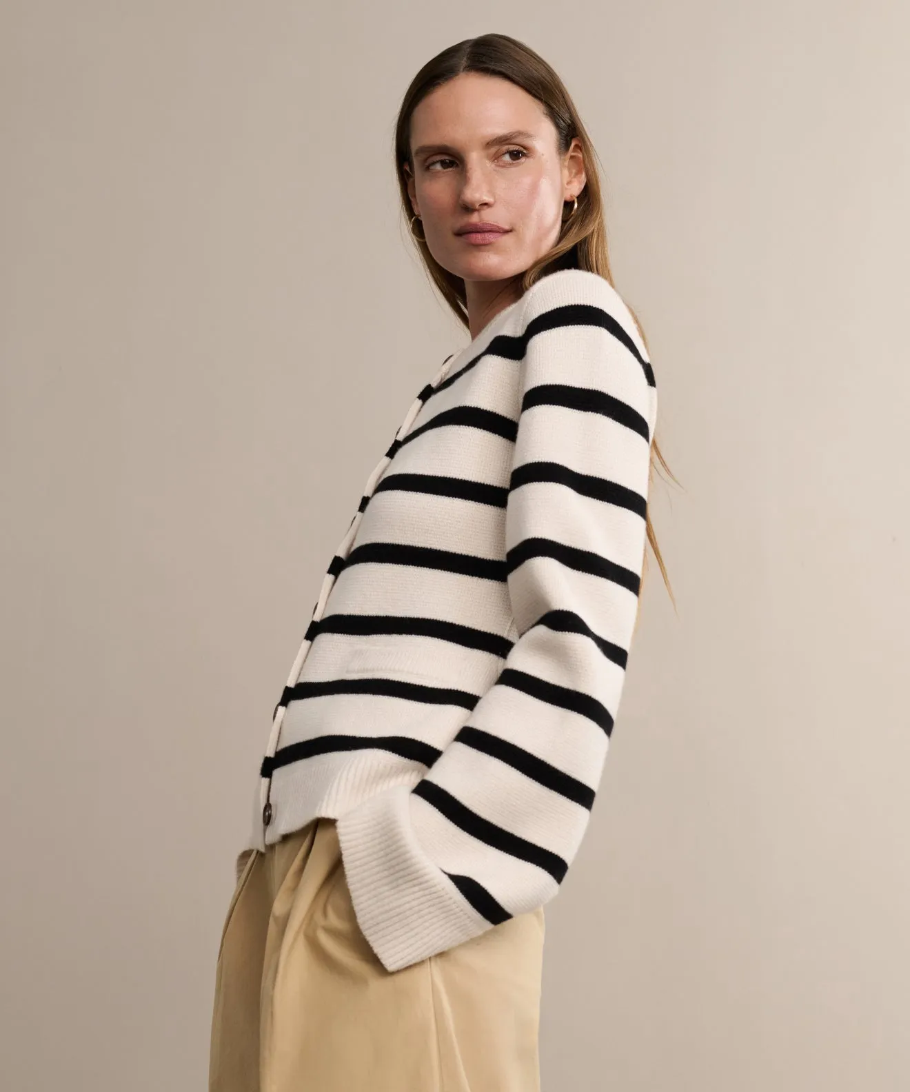 elastic waistband Cooper Cardigan