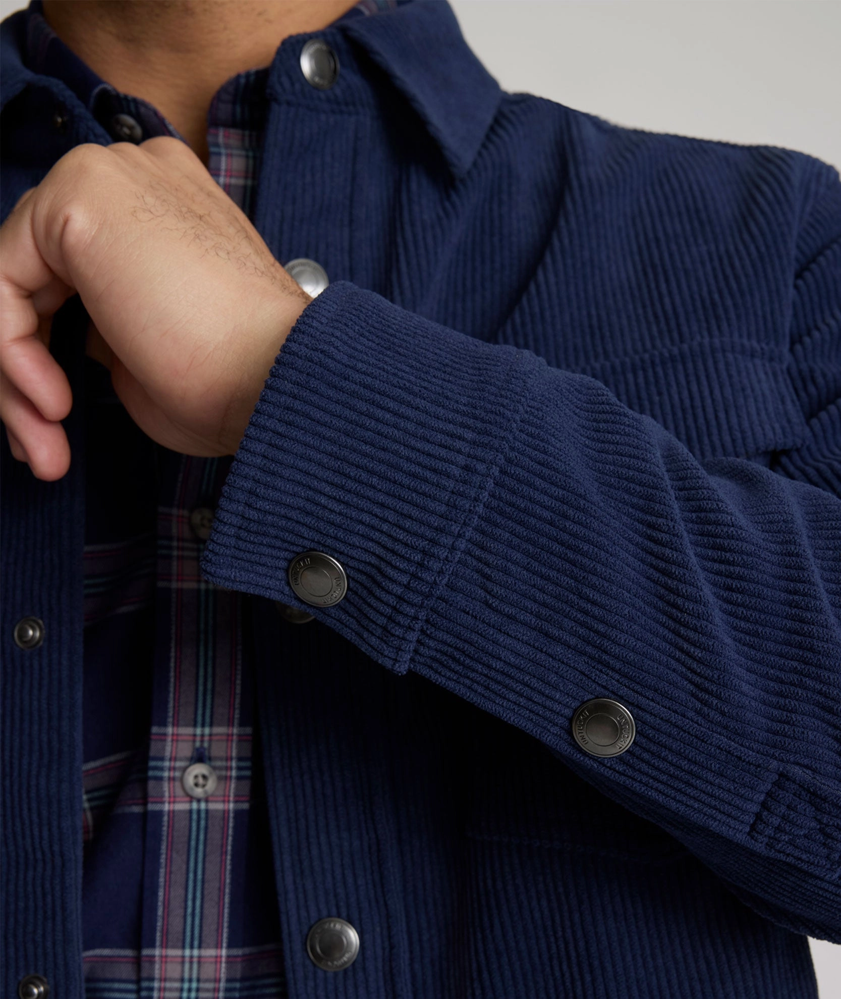 wrinkle free Weatherproof Seams Cord Shirt Jacket