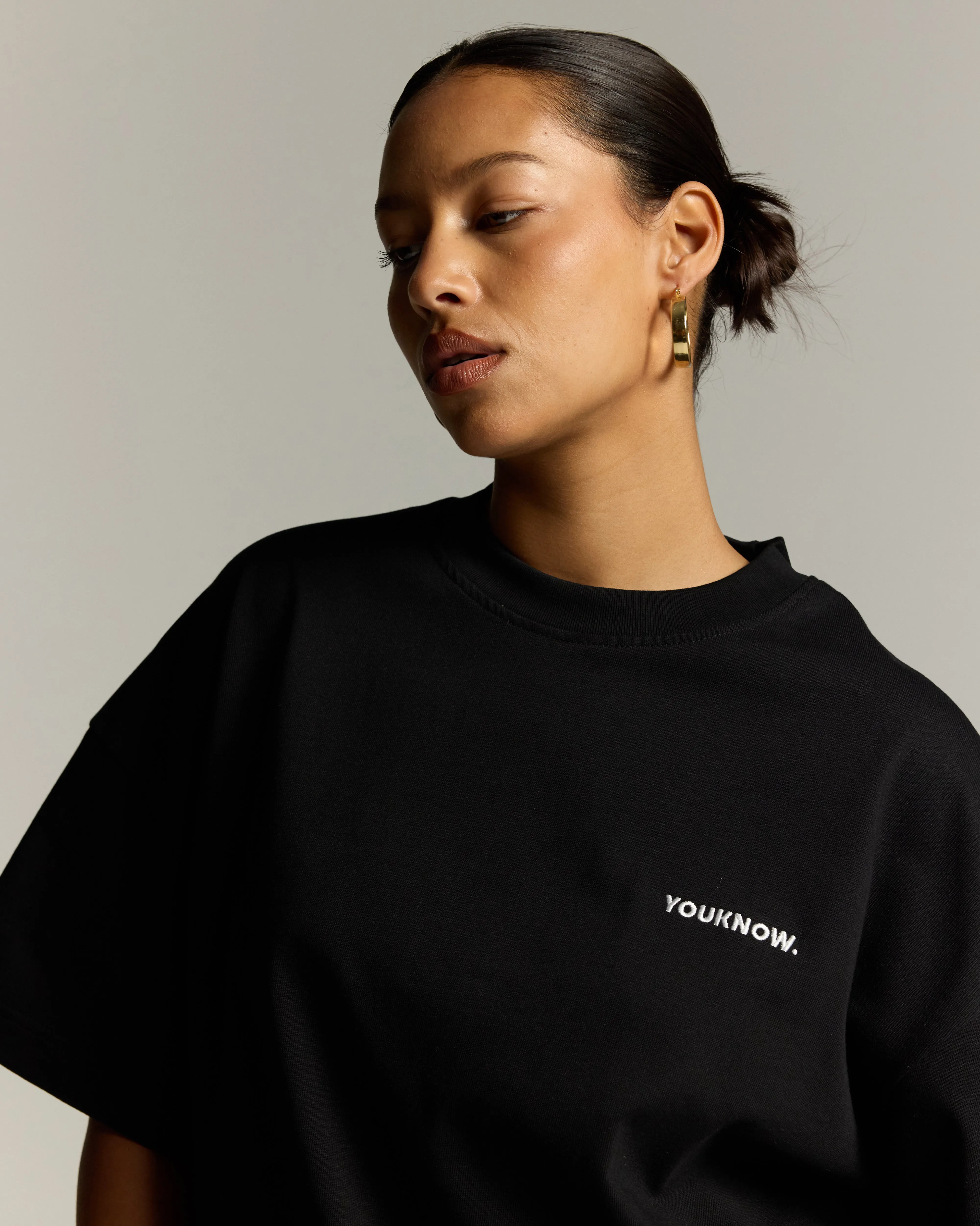 Summer cool Eco Friendly Dyes Core Standard Heavyweight Tee | Black