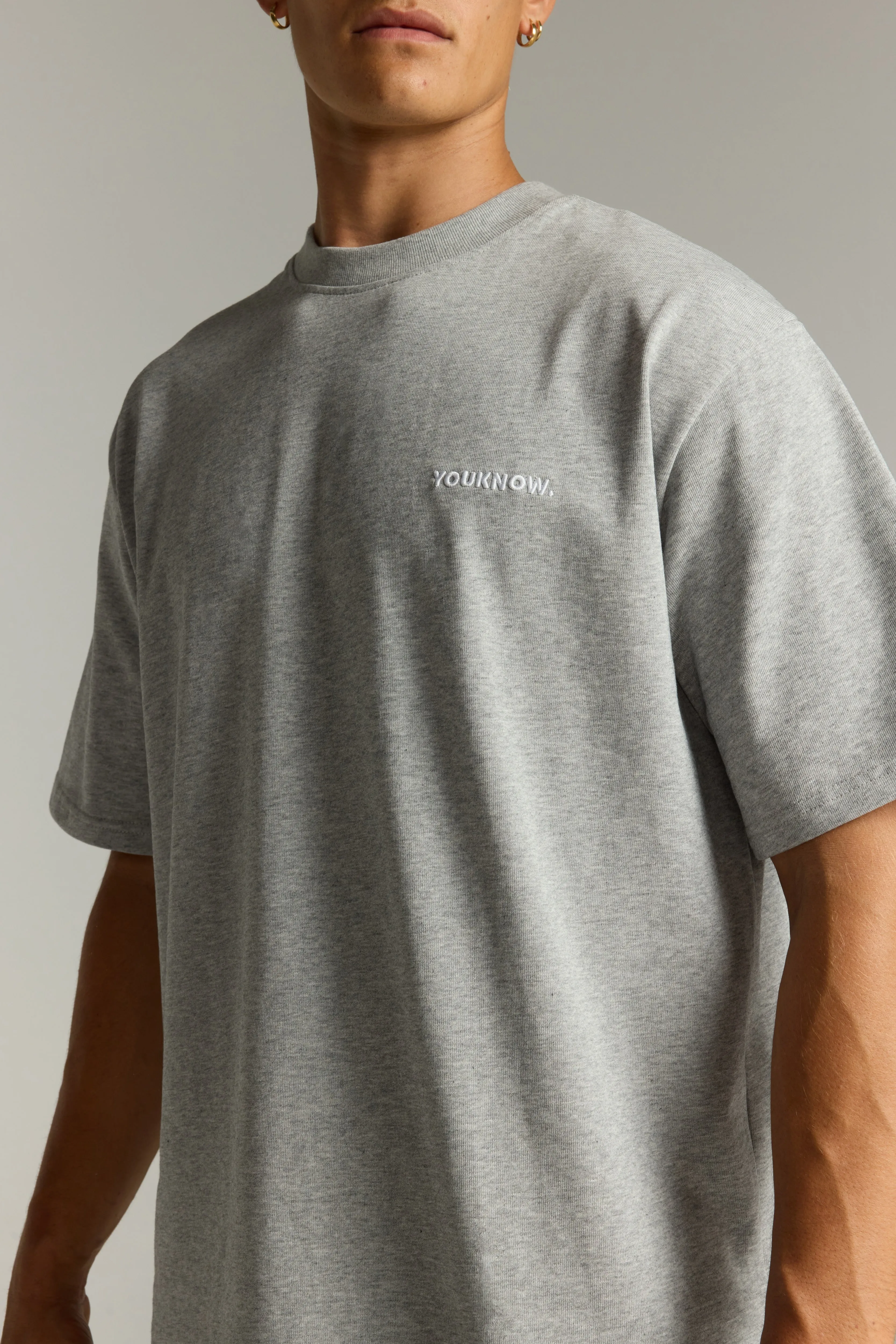Daily Fashion sporty wear Core Standard Tee | Heather Grey