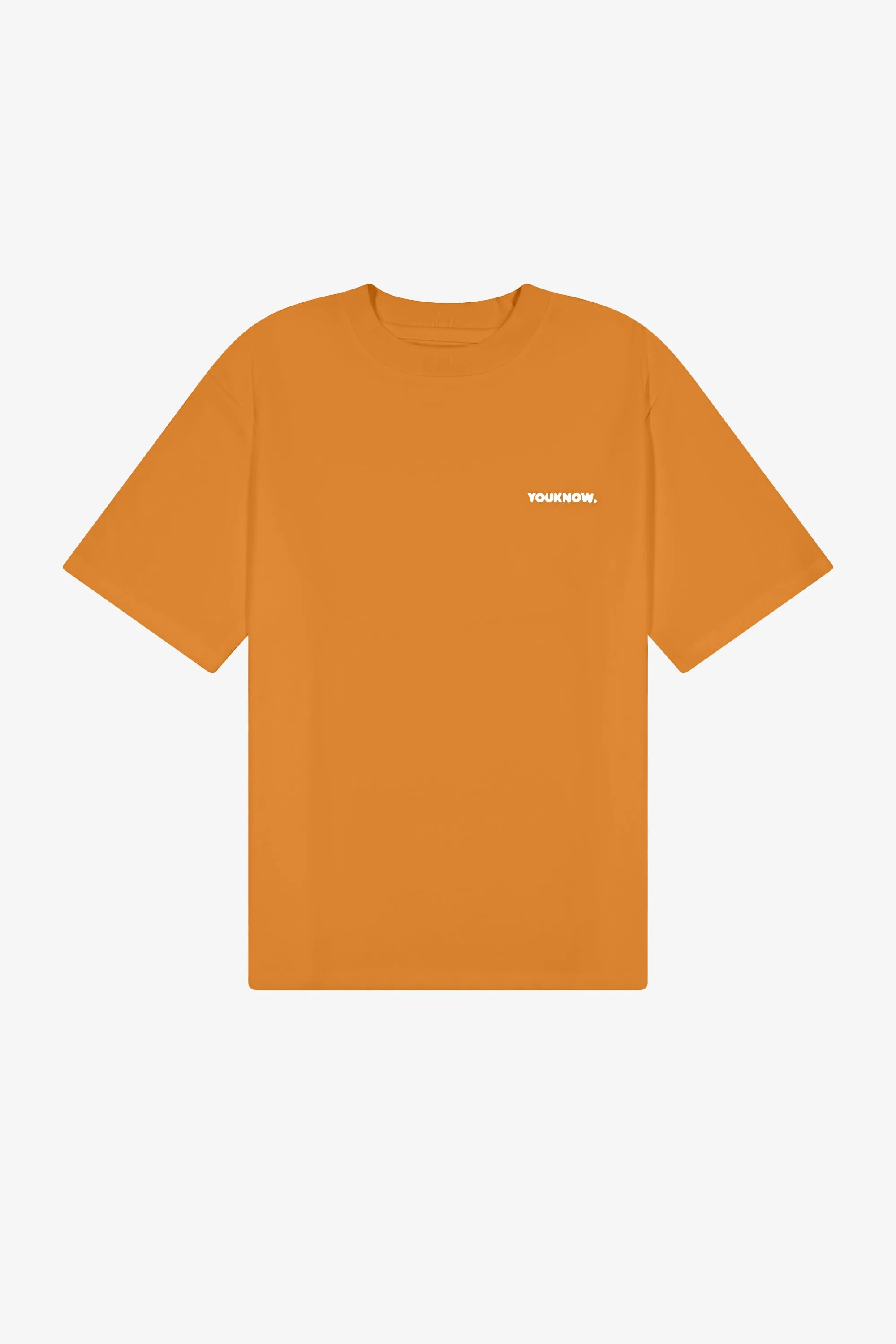 Breathable Wearable Light Style Trend Core Standard Tee | Orange