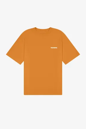 Breathable Wearable Light Style Trend Core Standard Tee | Orange