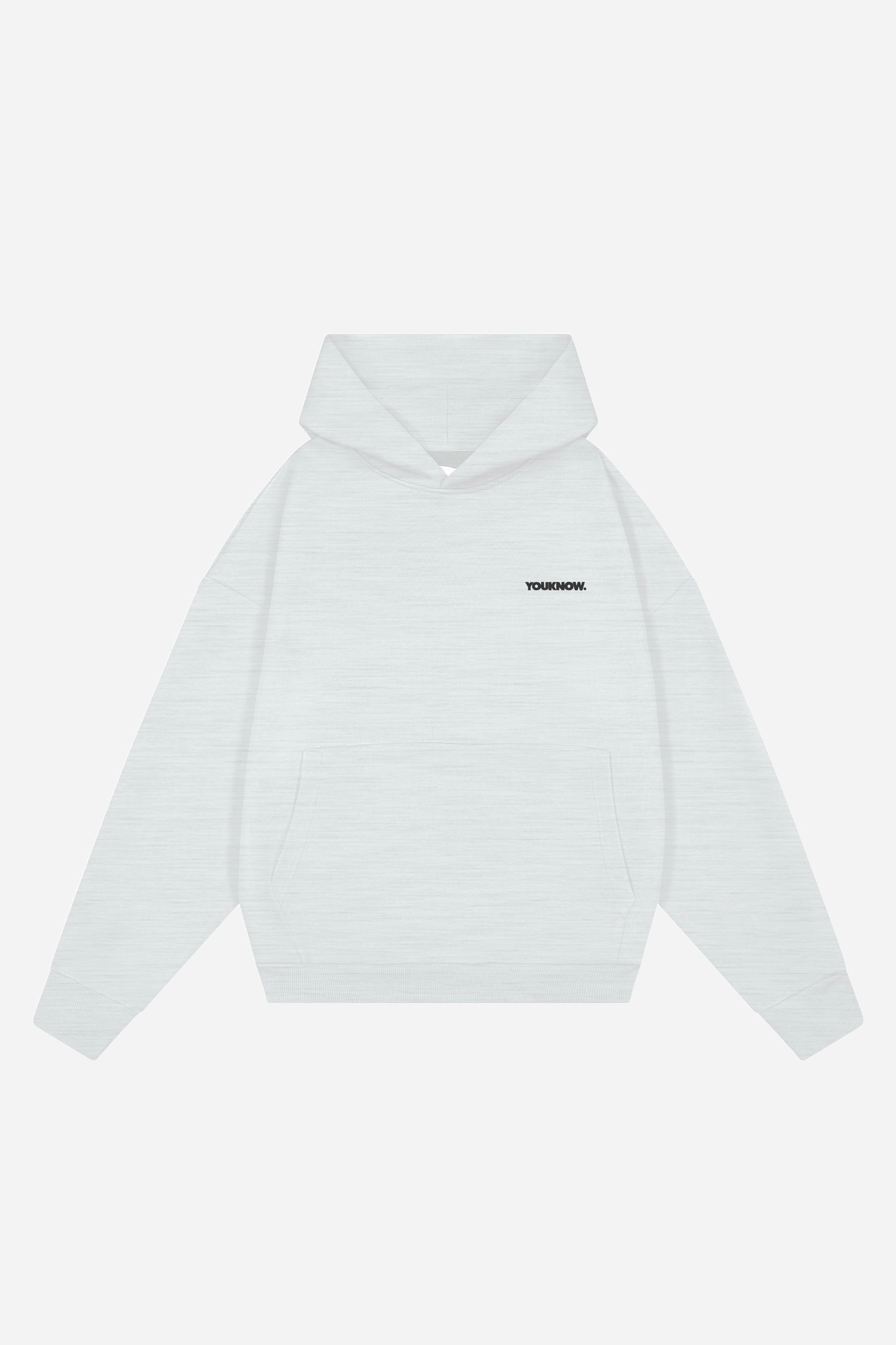 Australian style Core Box Hoodie | White Marle