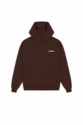 Core Standard Hoodie | Brown Sporty Edge
