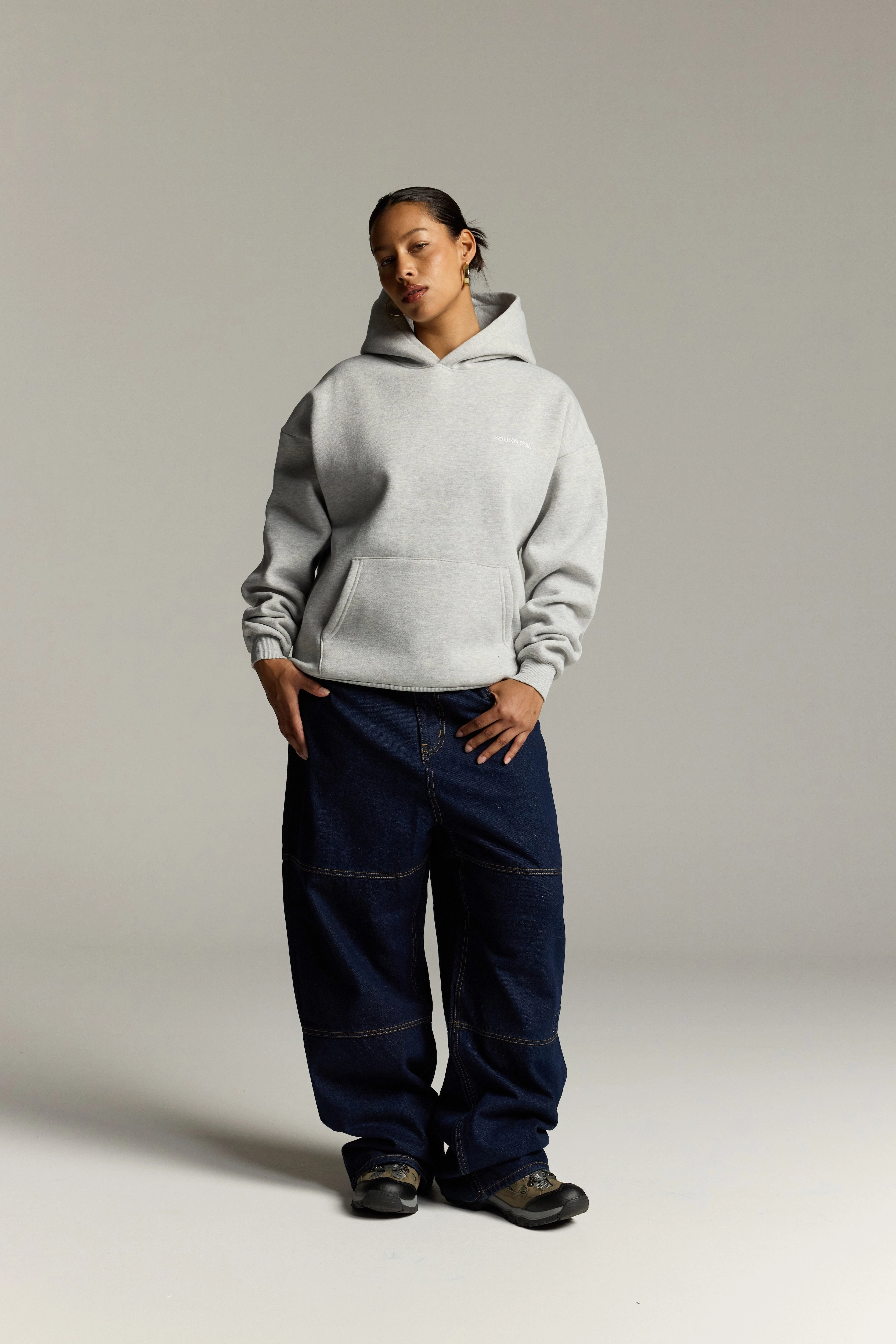 horseback riding outfit Core Standard Hoodie | Heather Grey