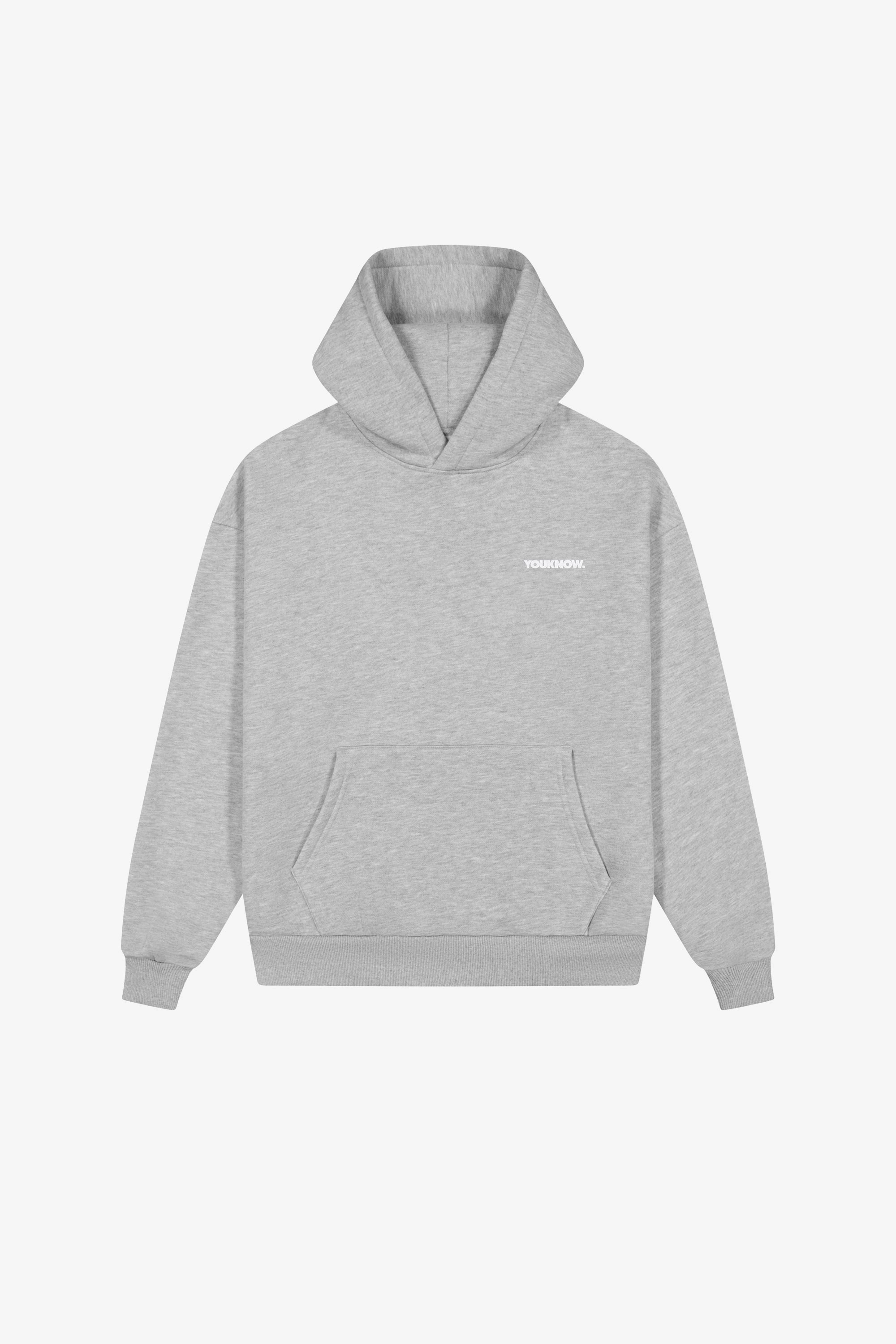Giftable Item Modern Streetwear Core Standard Hoodie | Heather Grey