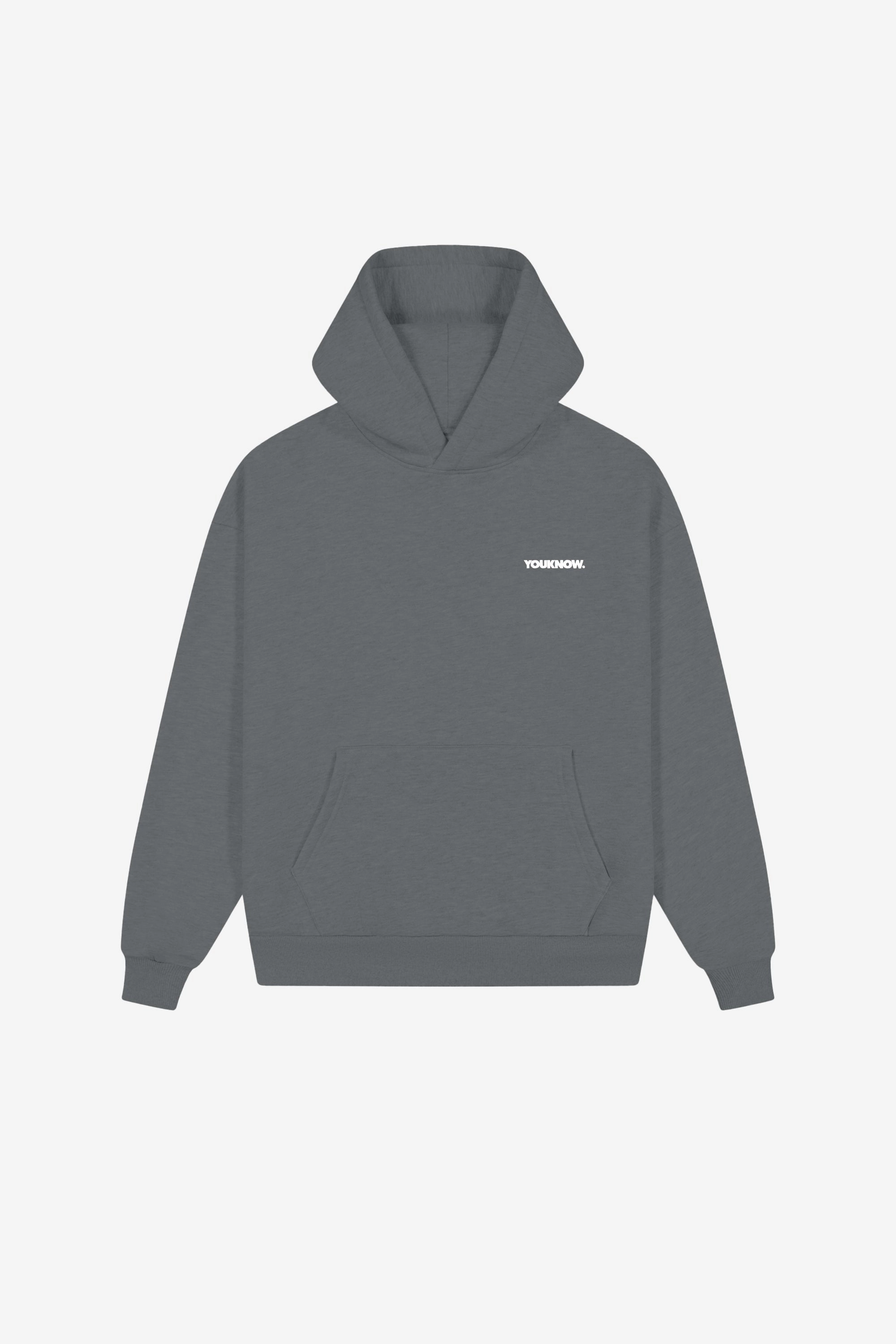 Core Standard Hoodie | Iron Grey Compact Packable