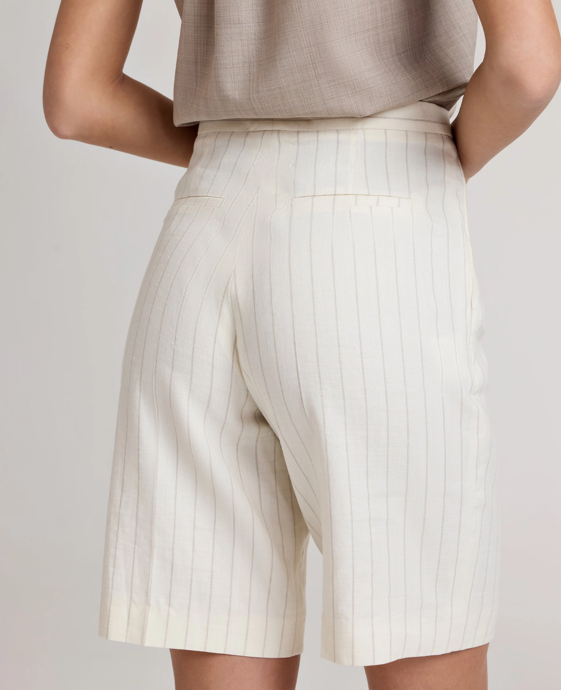 Corine Tailored Stripe Shorts Rest Easy Outdoor Lifestyle