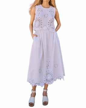 Corrine Skirt In White Shopping Trip Bamboo Fiber