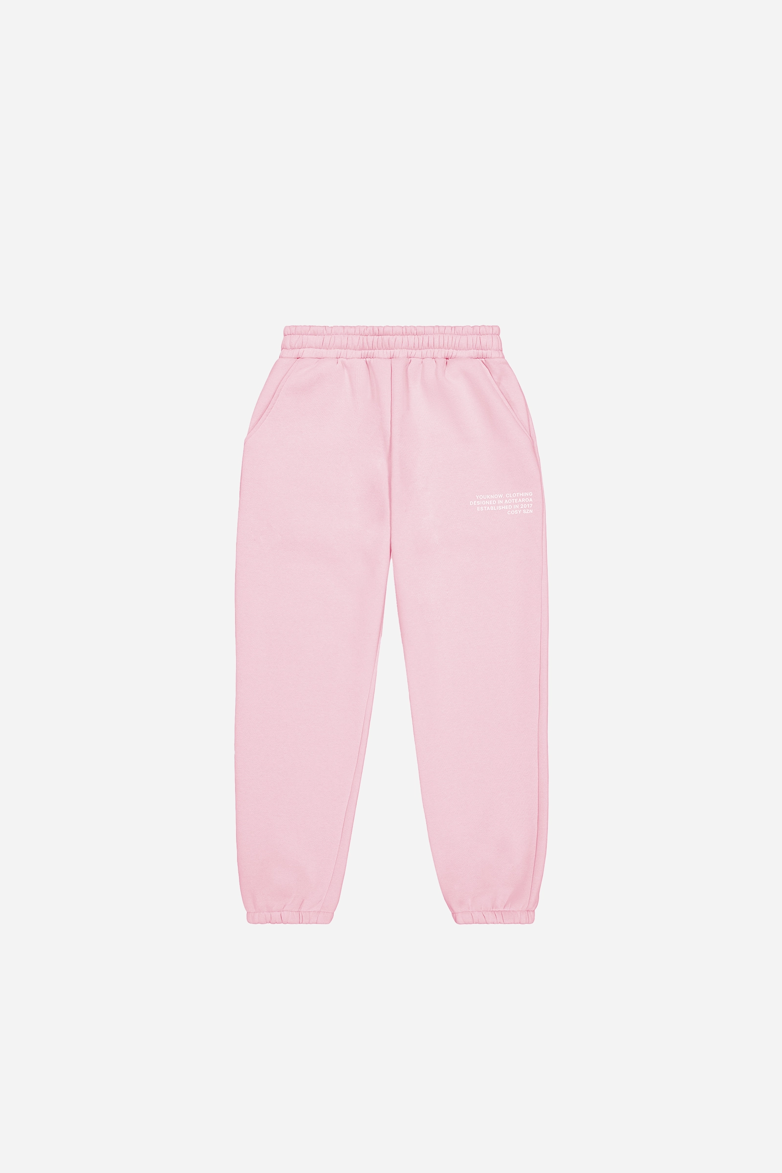 Essential Comfort Wear Breathable Waist Cosyszn Sweatpants | Baby Pink