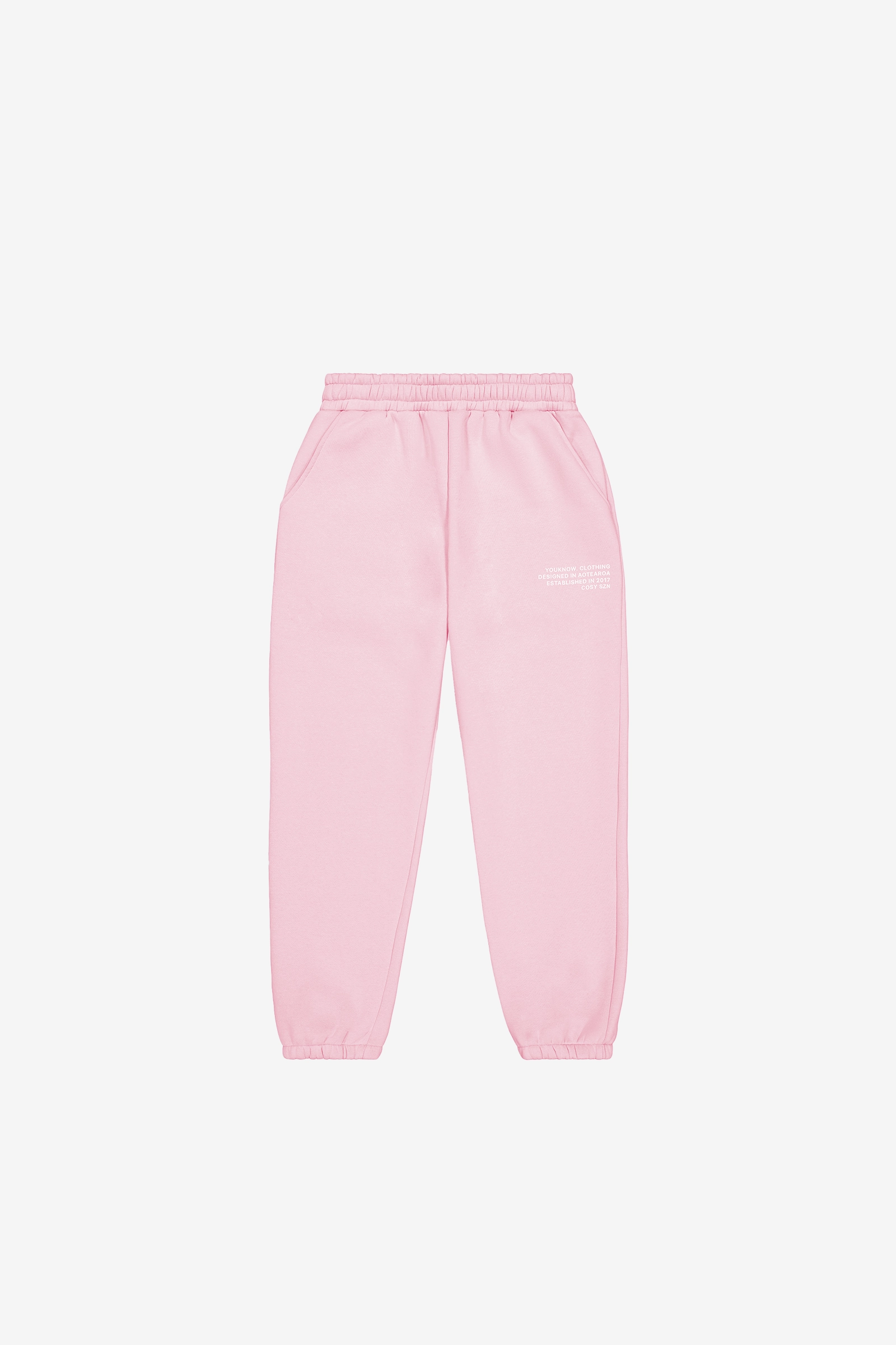 Cosyszn Sweatpants | Baby Pink Form Fit Comfort