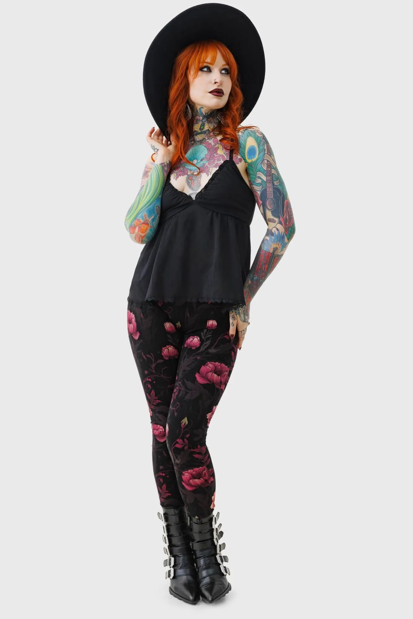 Dance Practice Seamless Design Stylish Design Cottage Chorus Leggings