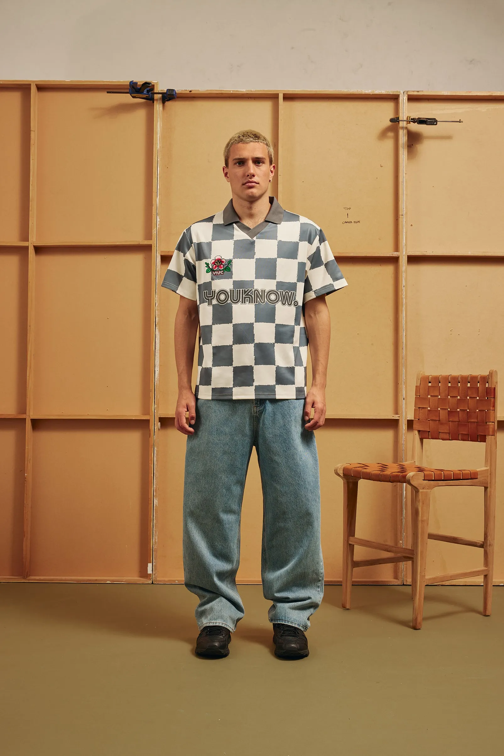 Outdoor Trend SunProtectionFabric Short Sleeve Football Jersey | Square Print