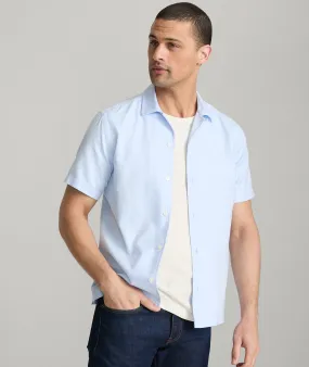Versatile Design Cotton-Blend Short-Sleeve Hughes Shirt