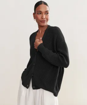 Cold Comfort Cotton Cocoon Cardigan